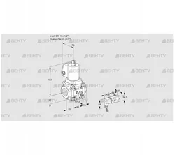 VAS1T15N/NQGL (88016998) Газовый клапан Kromschroder