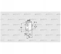 DG 60VC8D-5W (84448270) Датчик-реле давления газа Kromschroder