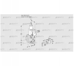 VAS120/-R/LW (88014950) Газовый клапан Kromschroder