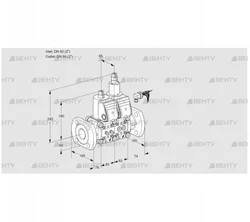 VCS3E50F/50F05NLWR/MMPP/MMPP (88103767) Сдвоенный газовый клапан Kromschroder