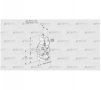 VAD240R/NKSR-100A (88012833) Газовый клапан с регулятором давления Kromschroder