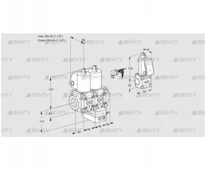 VCD2E40R/40R05ND-25WL/PPZS/PPPP (88106874) Регулятор давления Kromschroder