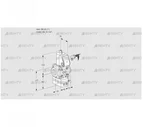 VAD125/15R/NW-100B (88021165) Газовый клапан с регулятором давления Kromschroder
